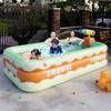 Foldable Inflatable Swimming Pool with Pump (European Standard) Outdoor Summer Pool for Adults and Children Summer Wading Pool