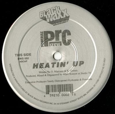 12inch Record POWERULE - Heatin' Up / P.R.I.S.M. BWS002 Black Waxx Musi 1998 US Rap & Hip-Hop/R&B Used