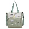 Trendy Large-Capacity Tutoring Shoulder Bag for Female Students