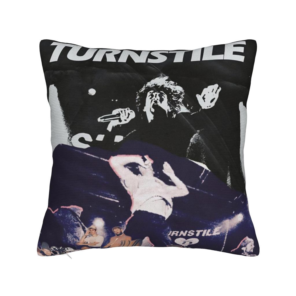 Decorative Pillow Covers Turnstile Rock Band Tour Merchandise Living Room  Throw Pillow Case Cover Square Multiple Sizes