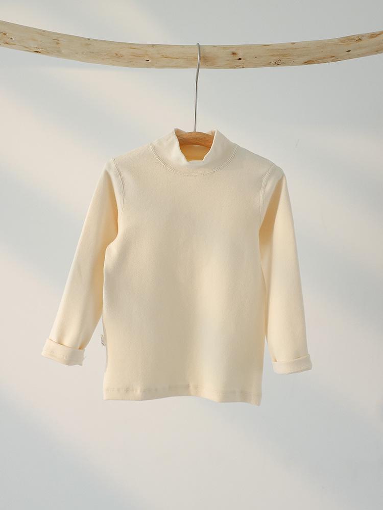Kids' Mid-High Collar Stretchy Base Layer T-shirt (320g)