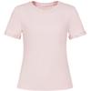 Jiuzi Annacau Elegant Flower Beaded Round Neck T-Shirt