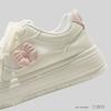 Spring mesh breathable lightweight board shoes student platform casual sports shoes