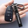 Car Tire Wheel Valve Caps Cover Leather Key Chain Ring Keychain For Mazda 2 3 6 5 Atenza CX3 CX5 MX5 CX7 Axela CX30 CX90 CX60 CX BBF3