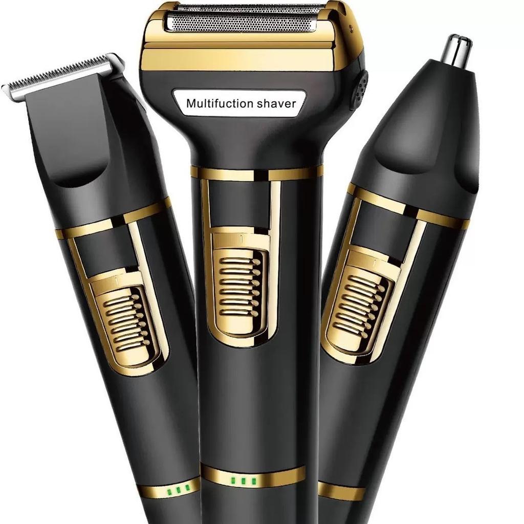 New hair clipper three-in-one men's razor rechargeable razor electric ultra-clean multi-functional beard cutter head portable