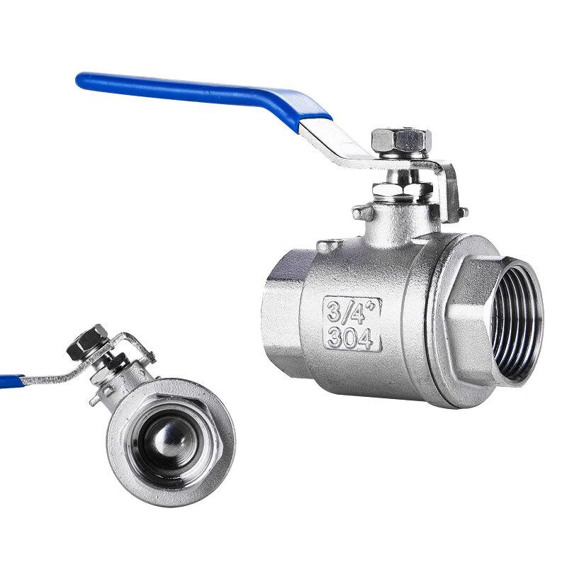 Jingrong Stainless Steel Two-Piece Threaded Ball Valve