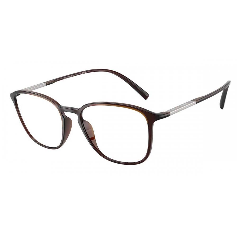 

Giorgio Armani Ar7276u 6239 Men Eyeglasses Transparent Brown/51-18-145