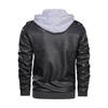 Jaquetas de couro masculinas outono casual motocicleta PU jaqueta motociclista casacos de couro roupas