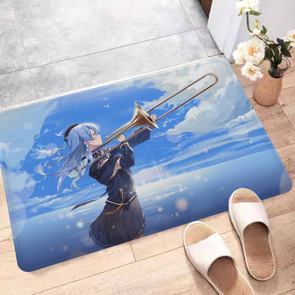 

Hololive Hoshimachi Suisei Non-Slip Carpet for Hallway Laundry Room Balcony Living Room Bedside Area Rugs Decor 40x60 cm