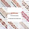 Full MMM Size 3D Embossed High-Grade Pre-Made Wear-On Nail Art Stickers