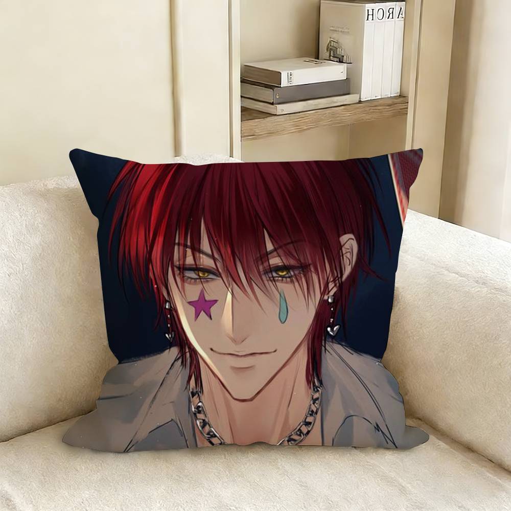 HHisoka HHunter X Hunter Pillow Cover Sofa Cushion Cover Home Room Decoration Children Gift
