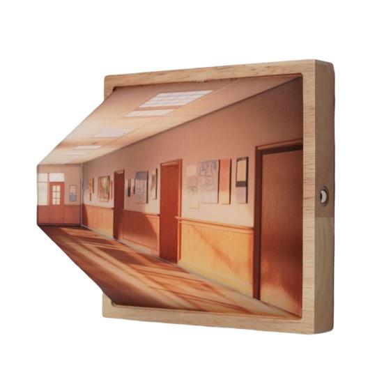 

Naked Eye 3D Vision Night Light LED Illusion Atmosphere Light Classic Art Work Design Настенный светильник для спальни, гостиной C