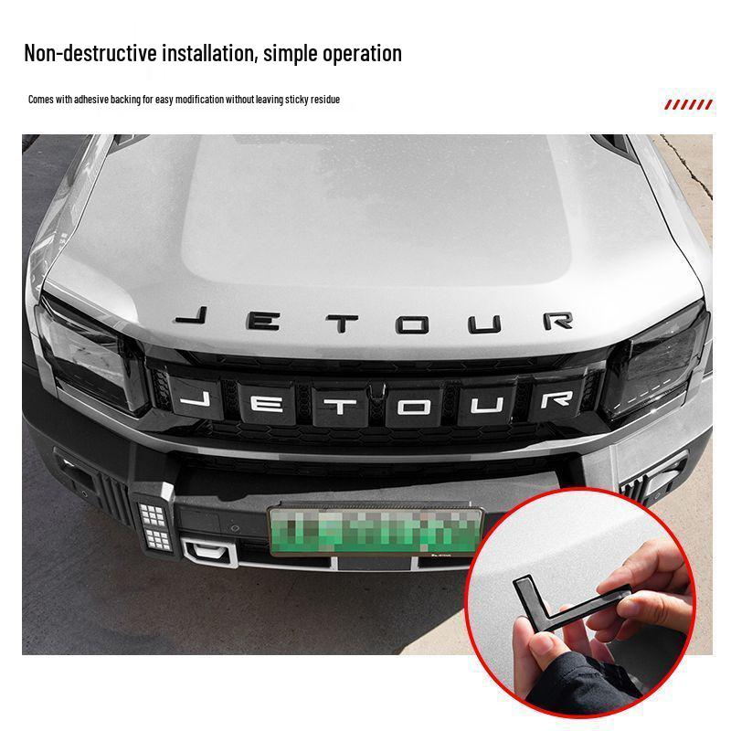 3D Front Hood Letter Emblems - Perfect for Traveler's Style Customization