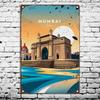 Retro Metal Sign Travel Round The World,ROME,FRANCE,MUMBAI Vintage Art Poster,Home,Bar,Room,pub,Hotel,Cafe,Club Wall Decor Gift
