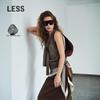 Women's Merino Wool V-Neck Sleeveless Knit Vest