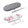 Small Table Top Ironing Board for Business Trips with Heat Resistant Cloth Cover Perfect for Students and Home Use