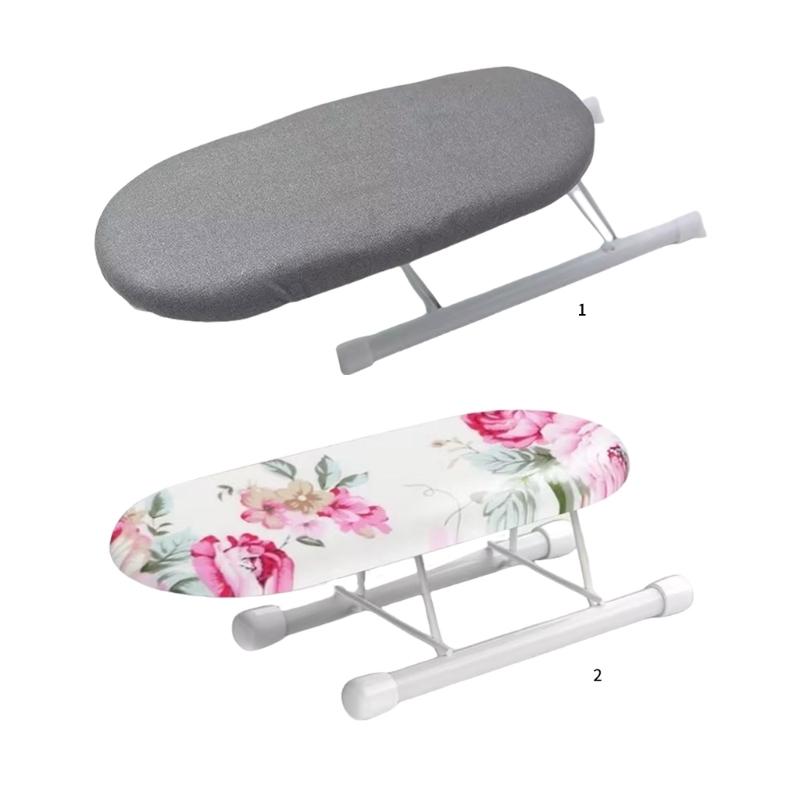 Small Table Top Ironing Board for Business Trips with Heat Resistant Cloth Cover Perfect for Students and Home Use