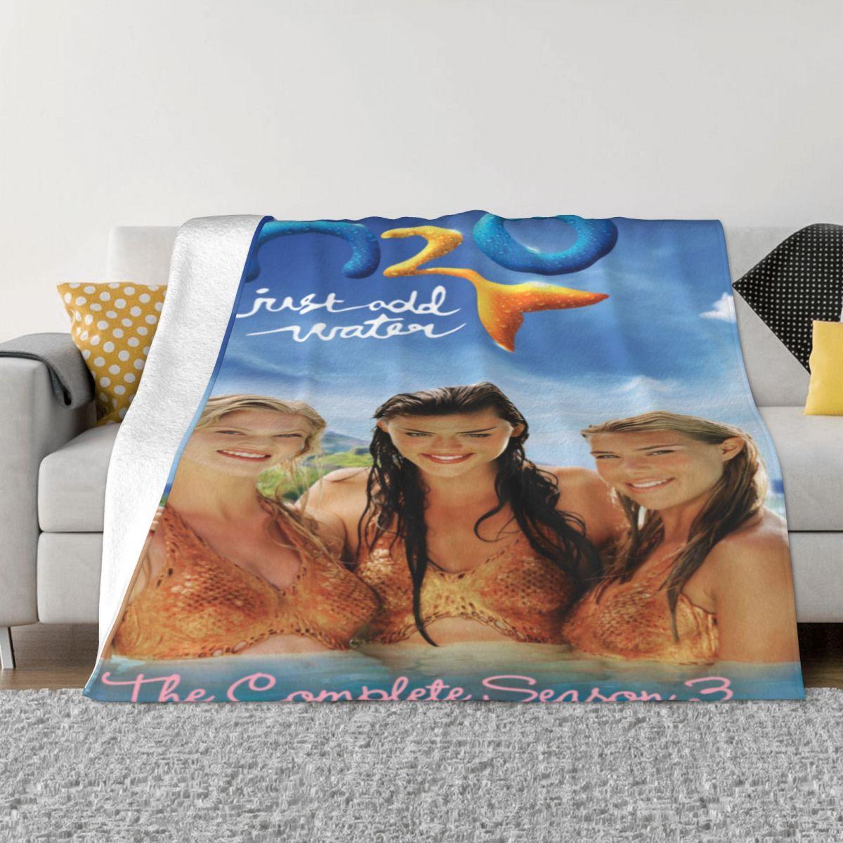 H2O Просто добавь воды 2024 Ультрамягкое микрофлисовое одеяло 30x40in