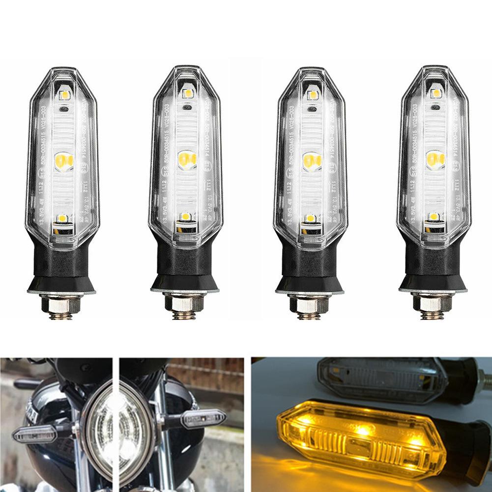 Motocyklové směrové světla blikače LED šipka indikátor blikající lampa směrové příslušenství pro Kawasaki Honda Suzuki Yamaha