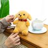 Pet Plush Dog Stuffed Toy Keychain With Soft Short Plush For Bags And Car Accessories