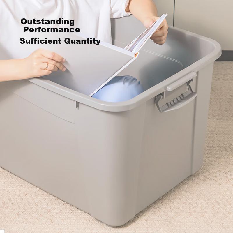 JD Original MAX Series Plastic Storage Box with Wheels for Clothes And Organizing, 110L, 634*460*390mm