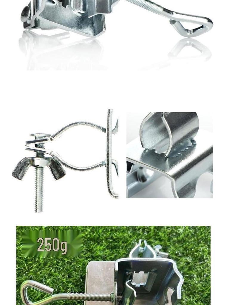 Outdoor Windproof Umbrella Clip Bracket for Patio, Beach, Balcony & Table