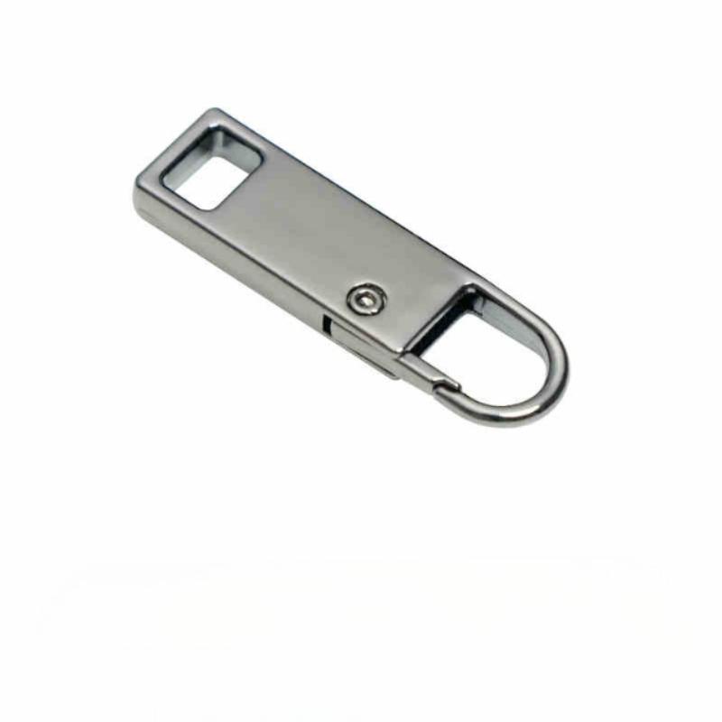 

1/5/10/20 ШТ Металевий Язичок-Застібка на Блискавку Заміна Миттєвий Ремонт Головка Блискавки Тягач для Одягу Сумок DIY Шиття Повзунки для Блискавок 1PC сірий