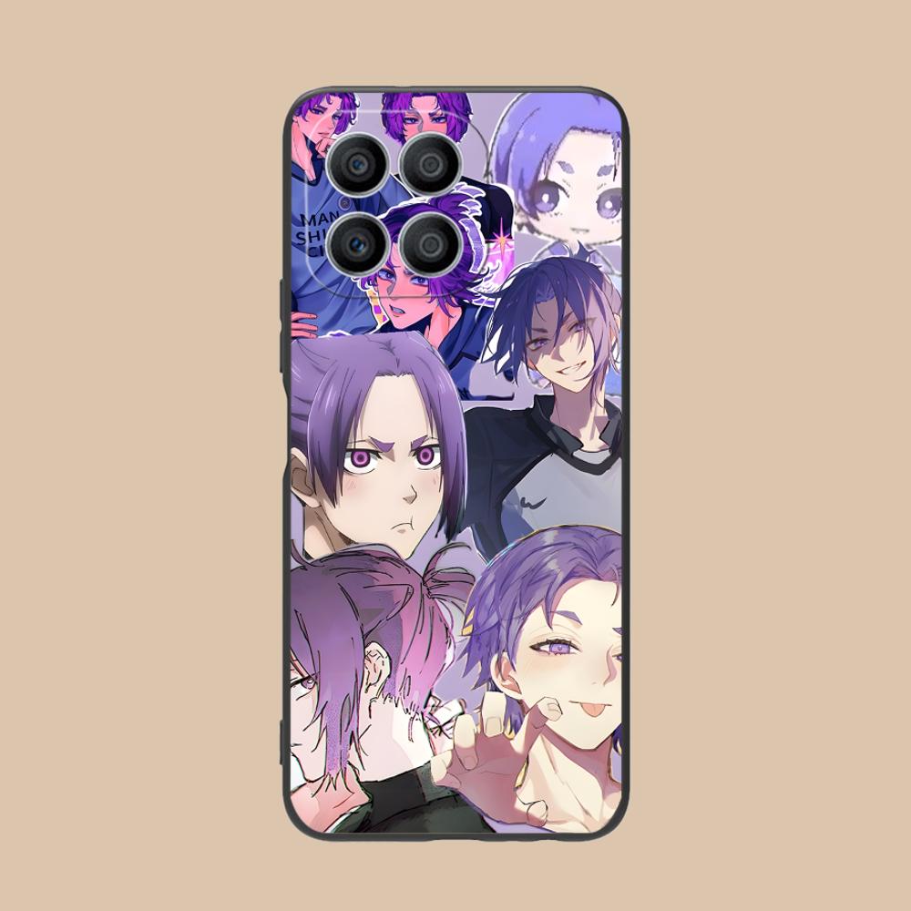Blue Lock Reo Mikage Matte TPU Mobile Phone Case for Honor 90 80 70 60 50 30 20 10 9 8 7 Pro S SE Lite 5G Printing Cover