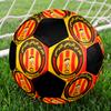 SIZE 5 Espérance de Tunis Soccer Ball Colorful All Ages Machine Stitched PVC Competition Ready Durable High-Bounce