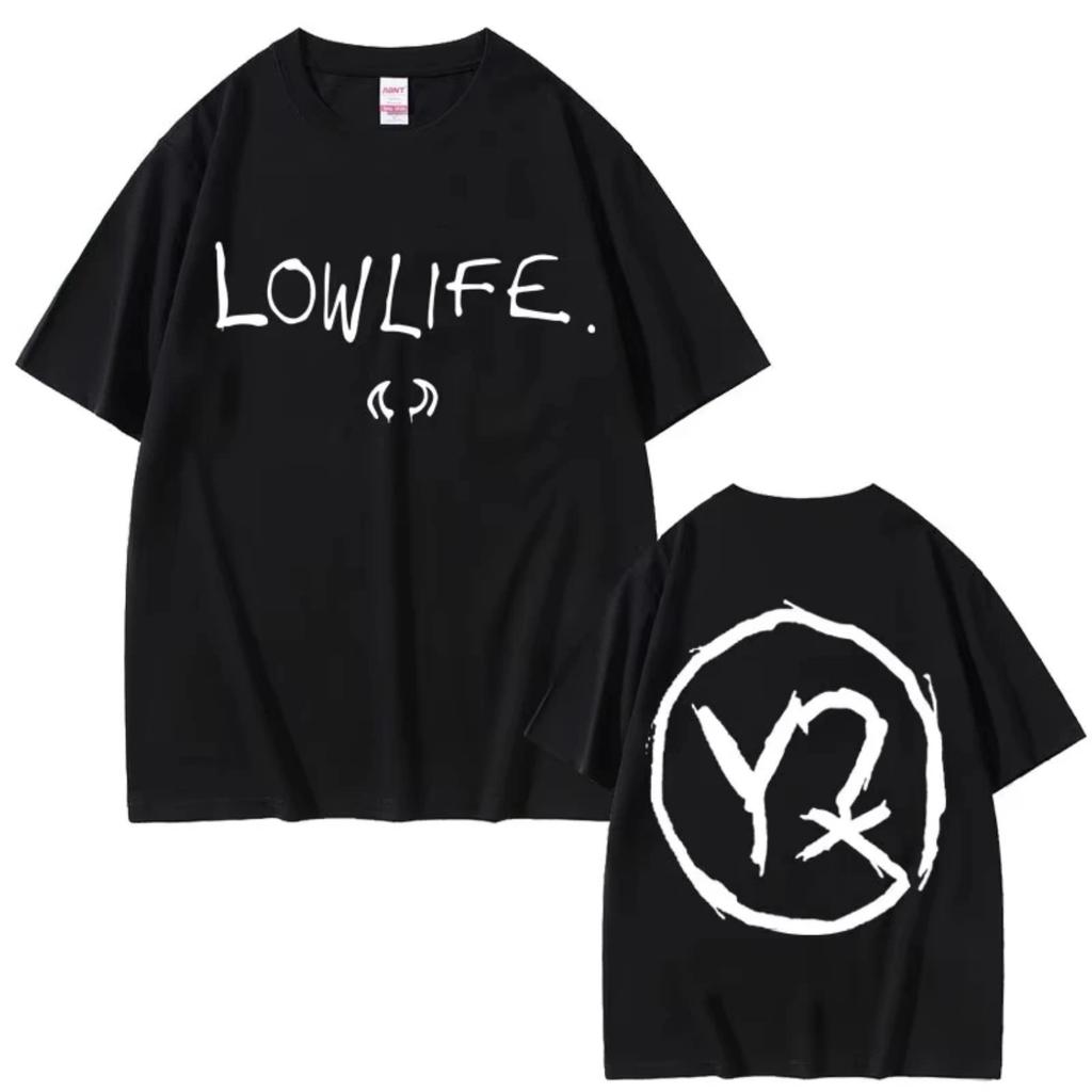 Yungblud Lowlife Album Logo 2026 NewT-shirt Men Fashion Rock Retro Short Sleeve Tshirt Men's Casual Cotton Oversized T Shirts