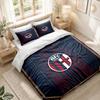 Bedding Set 1 Duvet Cover 2 Pillowcases Bologna FC Print Bedroom Home Decoration
