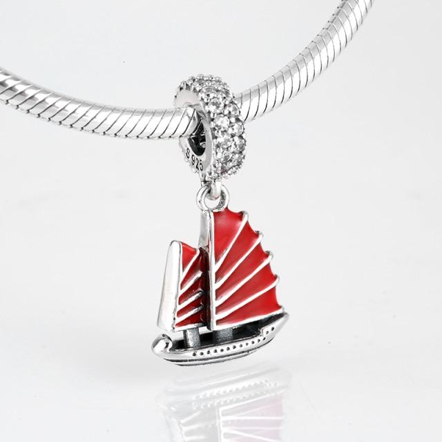 925 Sterling Silver Bead Openwork Sweet Hearts Crown Charms Beads Fit Jiuhao Bracelets Bangles Diy Womens Jewelry