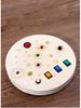 Interactive LED Wooden Busy Board: Children's Early Education Toy with Switches & Sockets