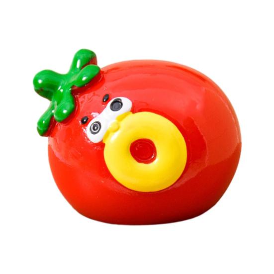 

Cartoon Resin Miniature Fruit Figurine Mini Funny Big Mouth Banana Blueberry Pineapple Statue for DIY Crafts Dollhouse Fairy Garden Cake Decor B