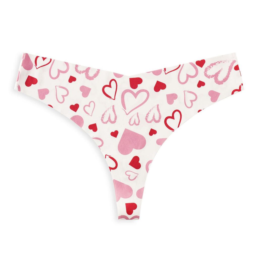 Damen Sexy Unterwäsche, Damen Liebe Blumen Unterwäsche, Yoga Nahtlose Hüftunterwäsche