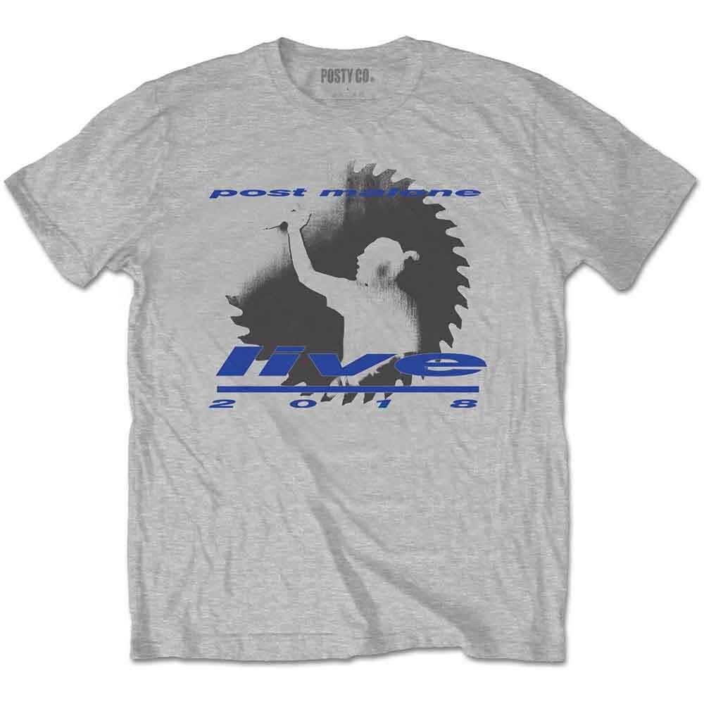 Post Malone Live Saw T-Shirt Grey New Unisex T-Shirt XXXXL
