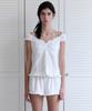 ANDNEEDS Ella Frill Blouse (White)