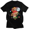 T-shirts Champignons Magiques Drôles Hommes Manches Courtes Psilocybine Champignons Psychédéliques T-shirt d'Été Hauts en Coton