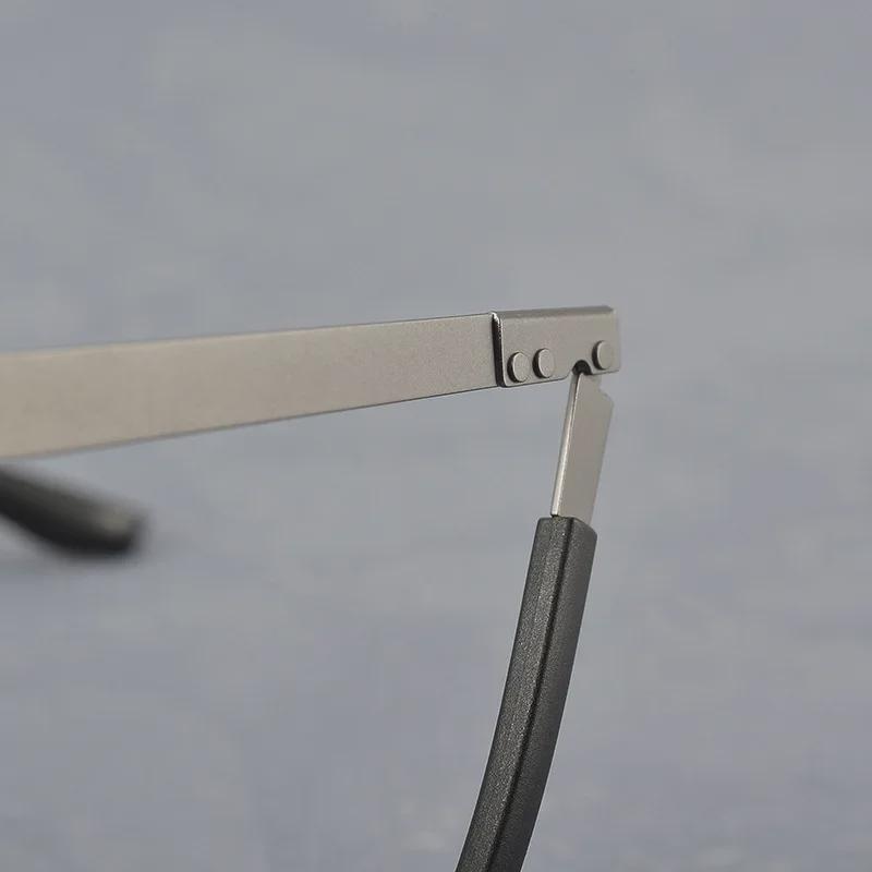 2024 Ultra-Light Retro Men's Stainless Steel Folding Sunglasses for Driving and Fishing