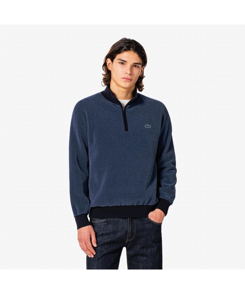 LACOSTE Men'S Golf Windproof Half-Zip High-Neck Sweater Ah807E-55N 3Gf