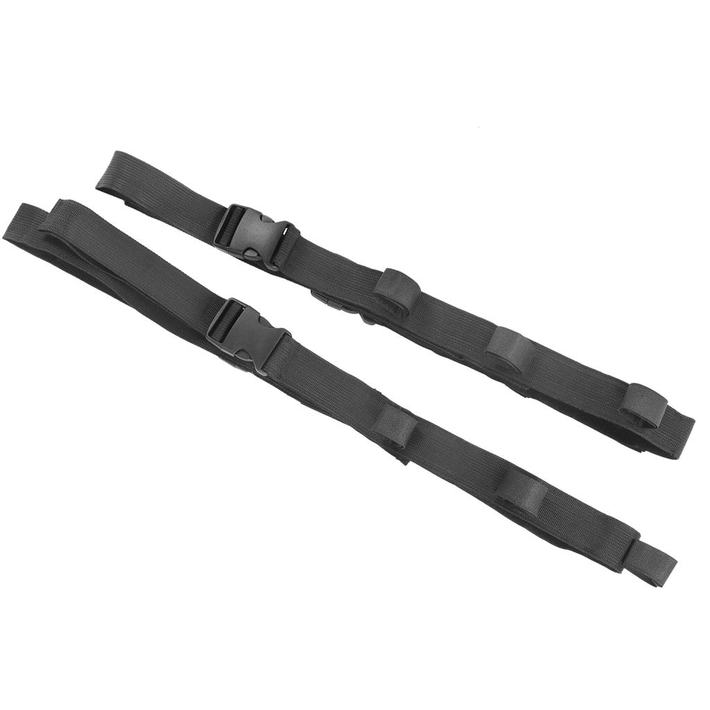 2pcs Vehicle Fishing Pole Carrier Adjustable Fixing Car Fishing Rod Holder Strap Portable Rack