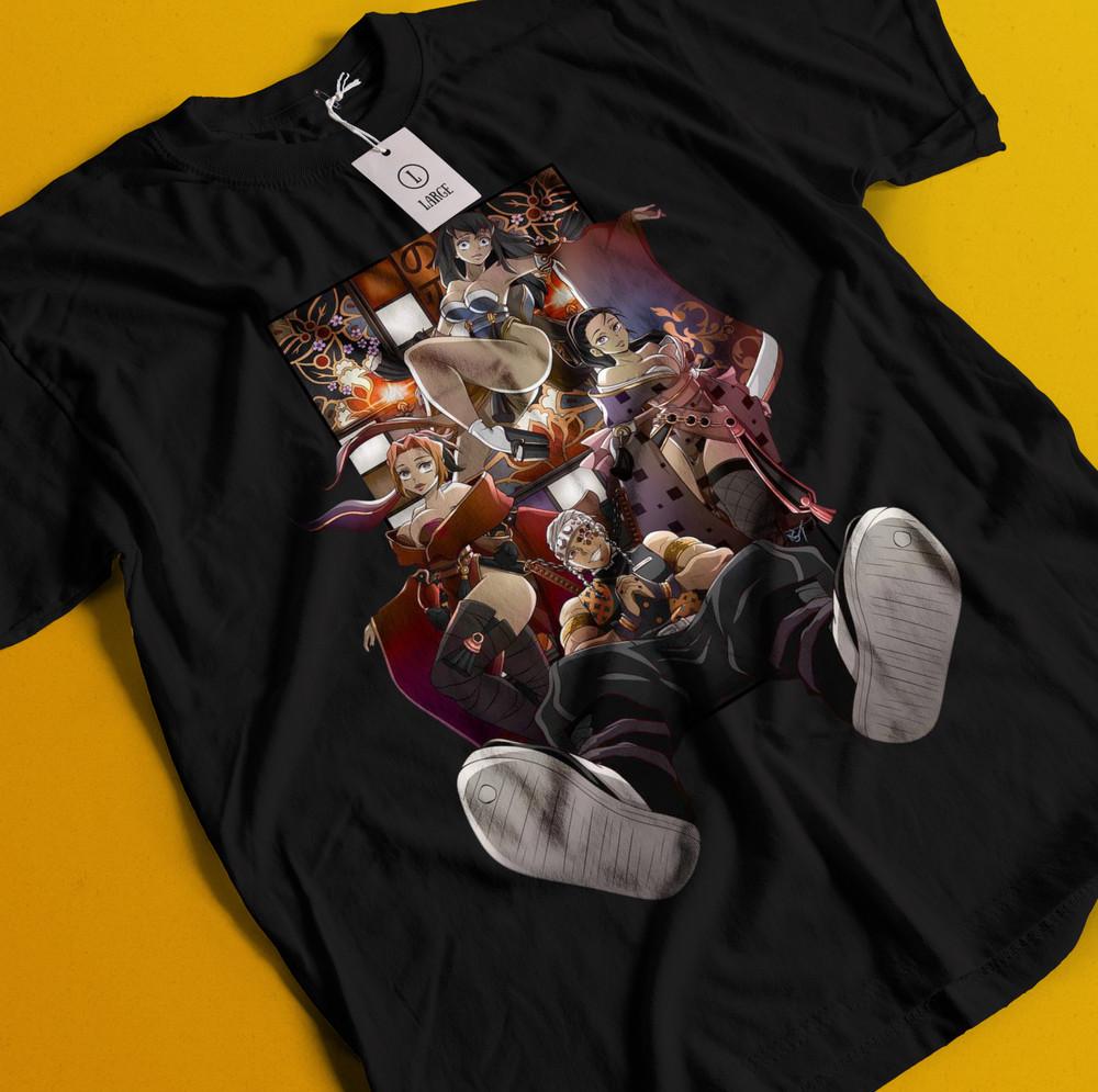 

Рубашка Истребитель демонов Футболка Тенген Узуй Футболка Танджиро Футболка Мудзан Дома Кокушибо 2XL