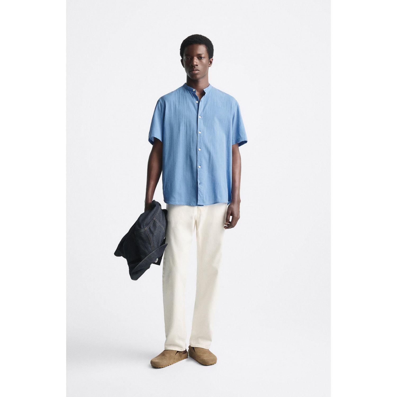 

CREASED-EFFECT SHIRT