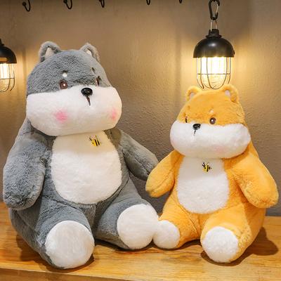 Cute Shiba Inu Plush Toys Bee Dog Doll Girl Birthday Gift Children's Pillow Street Stand Doll