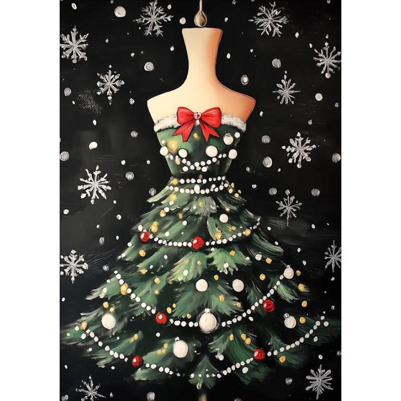 Winter Christmas Wall Art Poster Home Bedroom Living Room Decoration Canvas Painting Christmas Party Decoration Gift Posters
