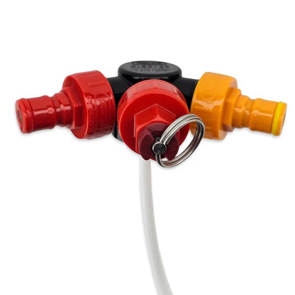 kegland PCO38 Gen2 Black Elbow Cap Insert - Dip Tube To Carbonation Cap Joiner Home Brewing