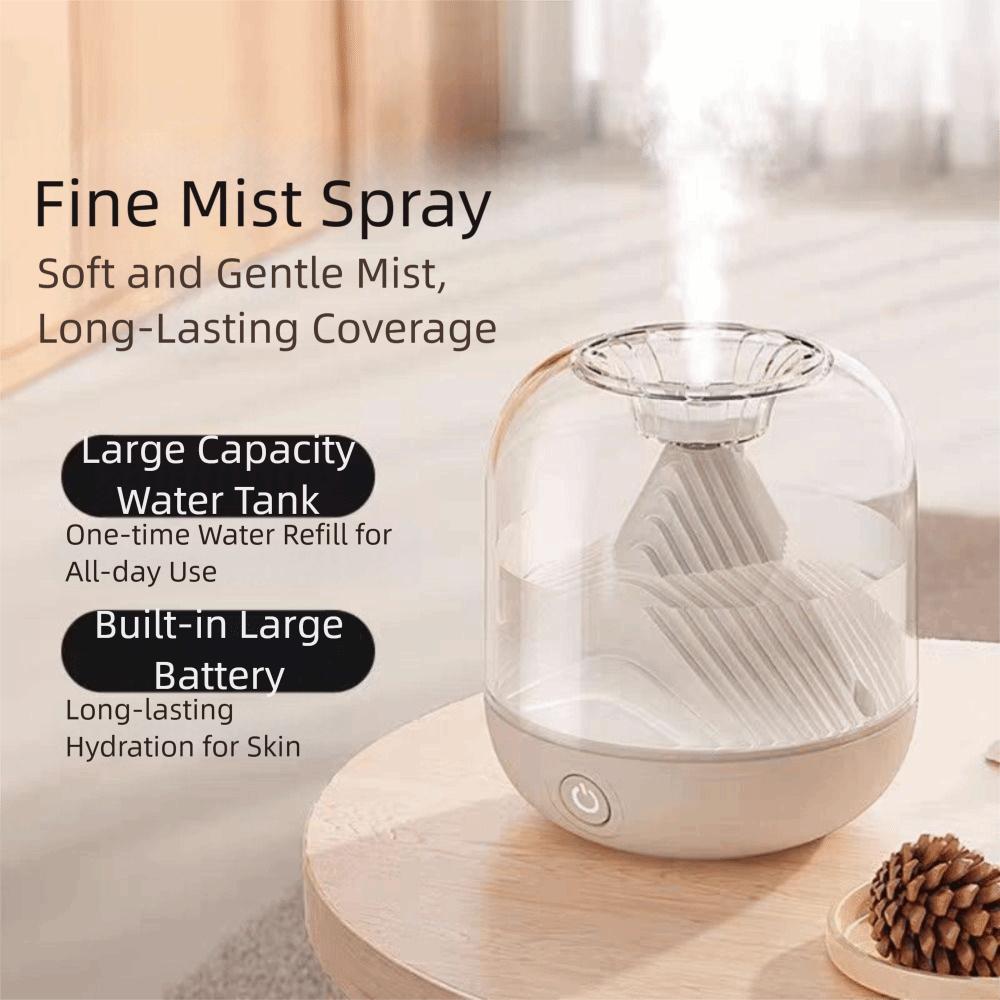 USB Rechargeable Bedroom Humidifier Night Light Ultrasonic Humidifier  Home Humidifier