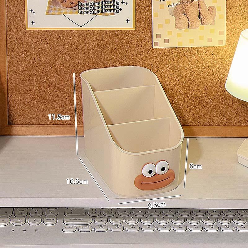 Lustiger Stifthalter Studenten Kinder Große Kapazität Desktop Aufbewahrungsbox Mädchen Büro Schreibwaren Unordnung Organizer Regal