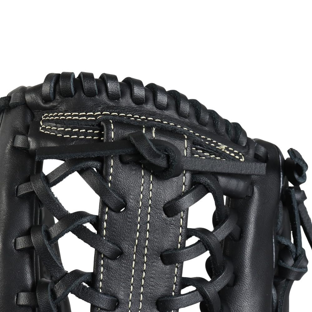 ZETT Youth Softball Ground Black Size BJGB76545F Glove, Hero, All-Around, (1900), M,