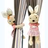 Daisy Curtain Bunny Tiebacks With Magnetic Clasp For Home Window Tool Decor